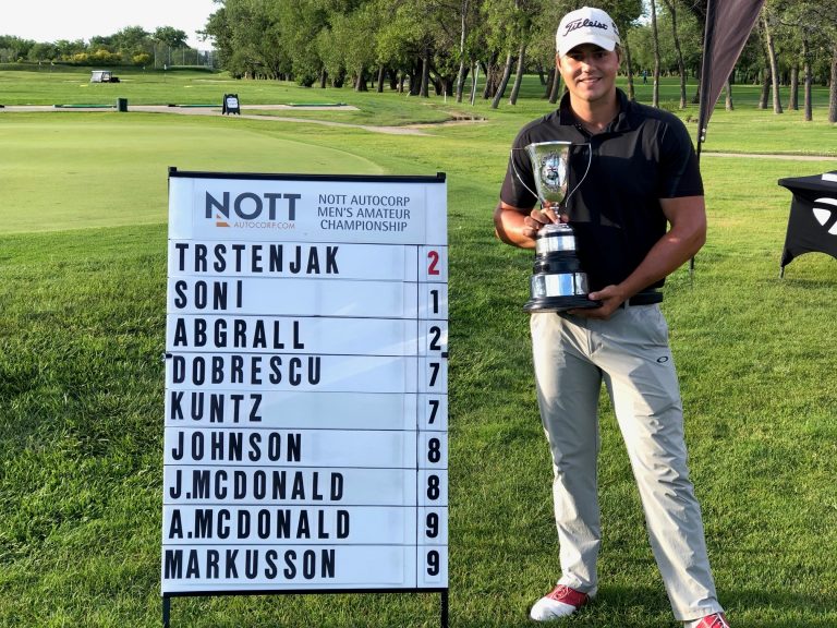 Marco Trstenjak wins Nott Autocorp Men's Amateur Marco