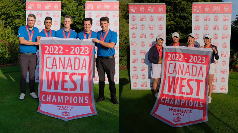 Vikes, Thunderbirds crowned Canada West Golf Champions Golf Manitoba