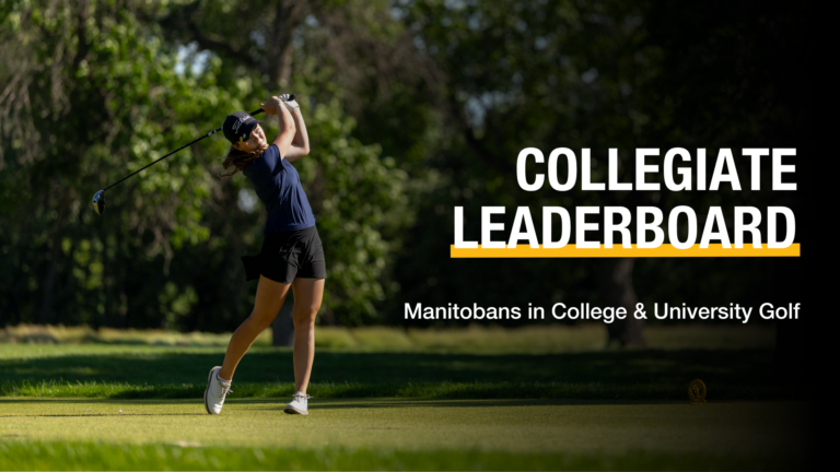 LIVE LEADERBOARDS | Manitobans at college / university Collegiate Leaderboard 1920×1080
